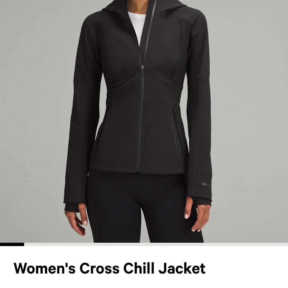 Lululemon chill cross jacket, like new! Black, Size Medium.